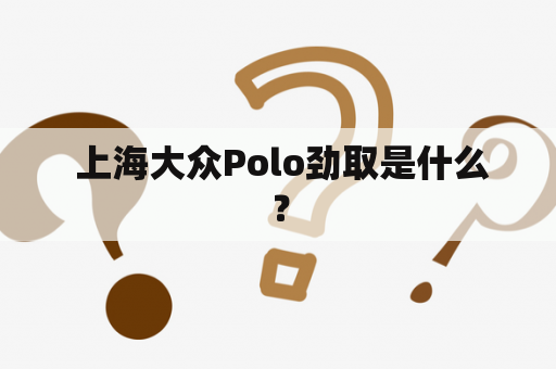  上海大众Polo劲取是什么？