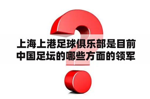  上海上港足球俱乐部是目前中国足坛的哪些方面的领军者？