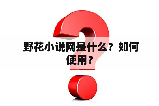  野花小说网是什么？如何使用？