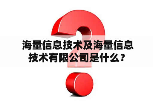  海量信息技术及海量信息技术有限公司是什么？