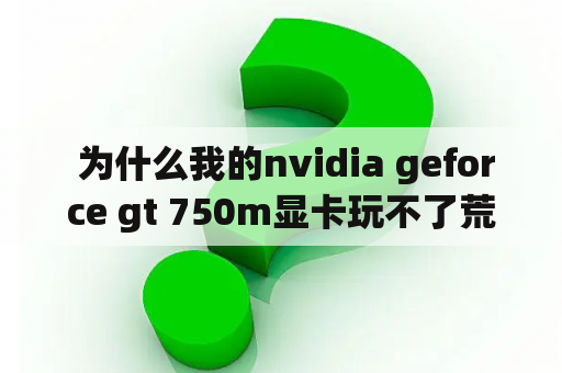  为什么我的nvidia geforce gt 750m显卡玩不了荒野2？