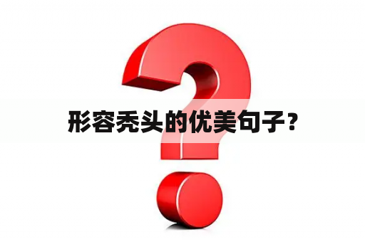 形容秃头的优美句子？