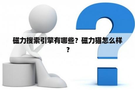 磁力搜索引擎有哪些？磁力猫怎么样？