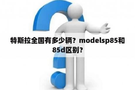 特斯拉全国有多少辆？modelsp85和85d区别？