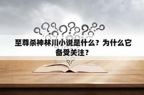  至尊杀神林川小说是什么？为什么它备受关注？