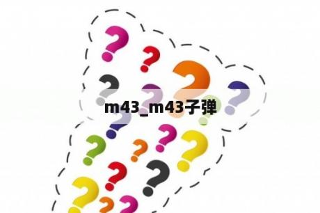 m43_m43子弹