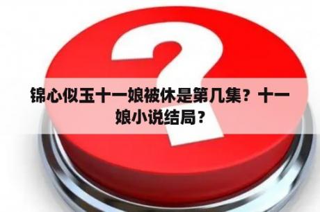 锦心似玉十一娘被休是第几集？十一娘小说结局？