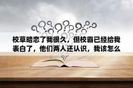 校草暗恋了我很久，但校霸已经给我表白了，他们两人还认识，我该怎么办？有没有女主角隐瞒自己身世，装穷的校园小说？