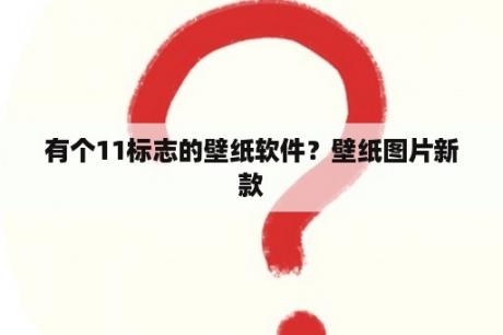 有个11标志的壁纸软件？壁纸图片新款