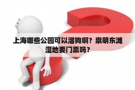 上海哪些公园可以溜狗啊？崇明东滩湿地要门票吗？