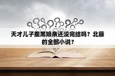 天才儿子腹黑娘亲还没完结吗？北藤的全部小说？