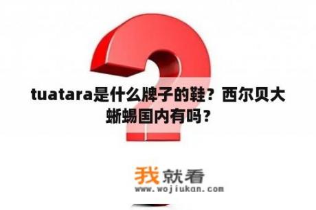 tuatara是什么牌子的鞋？西尔贝大蜥蜴国内有吗？