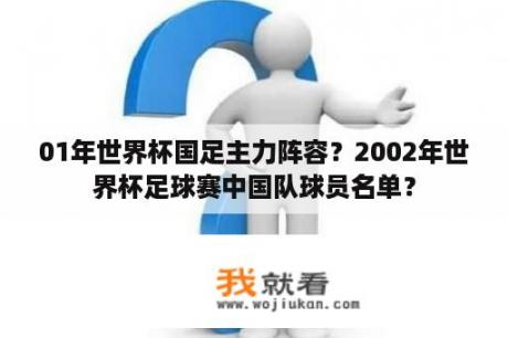 01年世界杯国足主力阵容？2002年世界杯足球赛中国队球员名单？