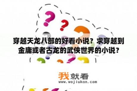 穿越天龙八部的好看小说？求穿越到金庸或者古龙的武侠世界的小说？