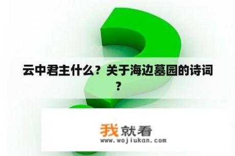 云中君主什么？关于海边墓园的诗词？