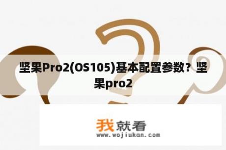 坚果Pro2(OS105)基本配置参数？坚果pro2