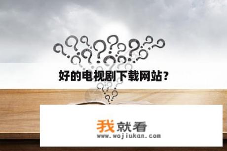 好的电视剧下载网站？