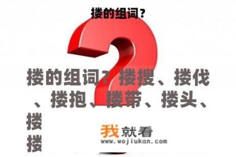 搂的组词？