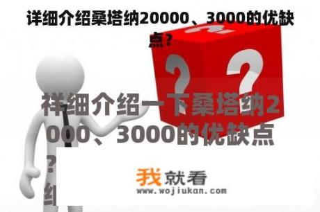 详细介绍桑塔纳20000、3000的优缺点？