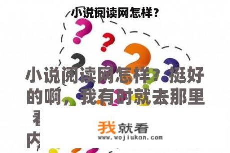 小说阅读网怎样？
