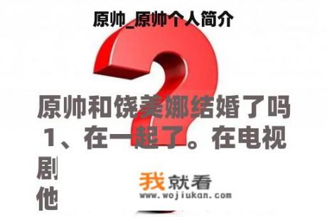 原帅_原帅个人简介