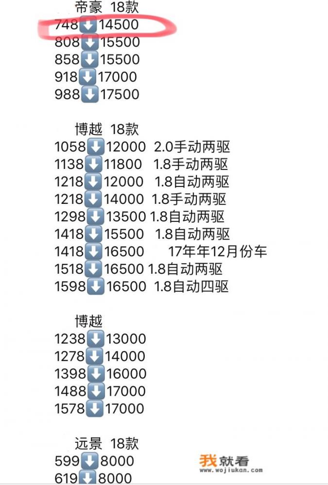 吉利新帝豪多少钱落地