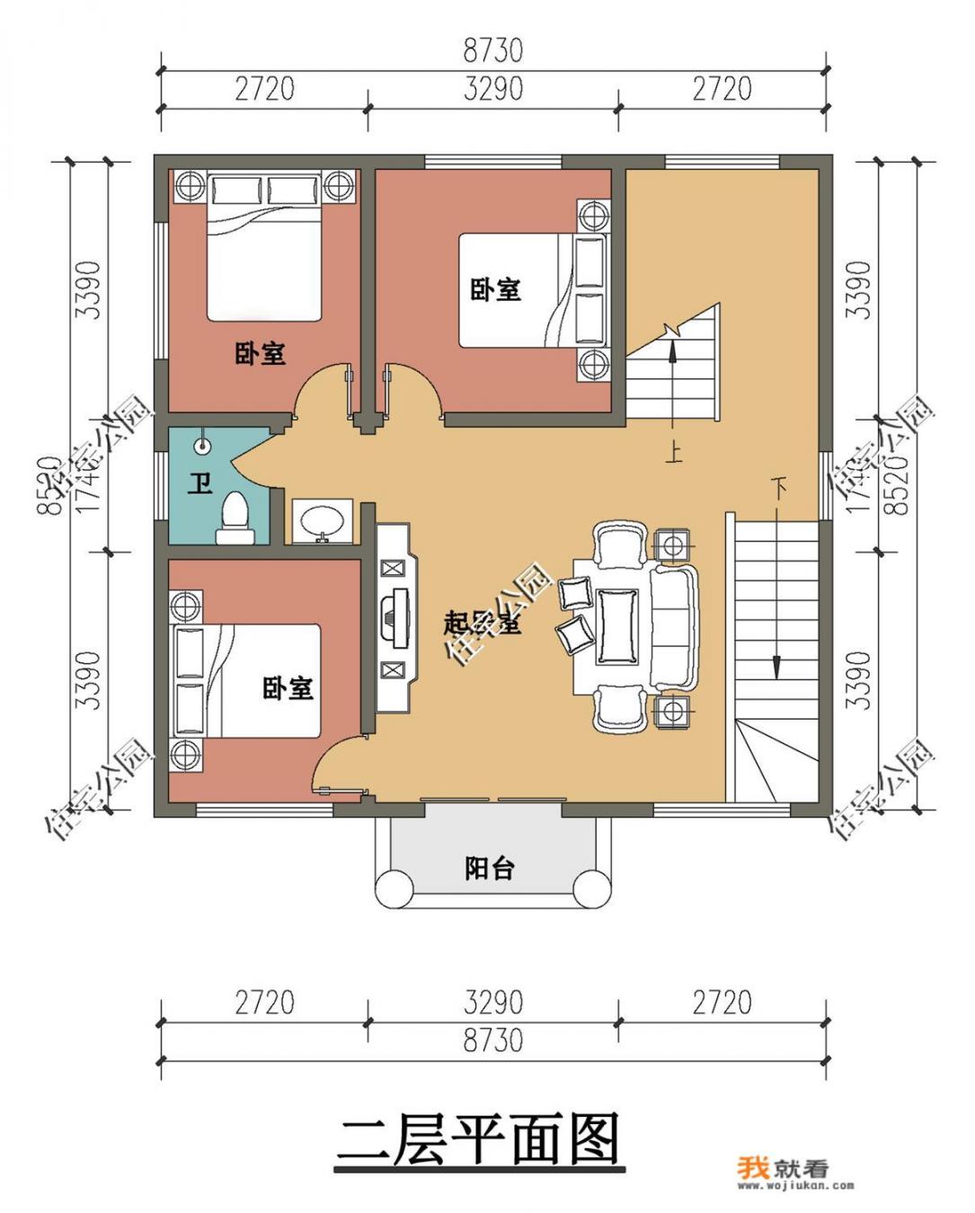 开间10米，进深8.8米，想建三层欧式别墅，该如何设计