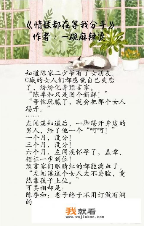想问一下大家最爱看的一本言情小说是什么
