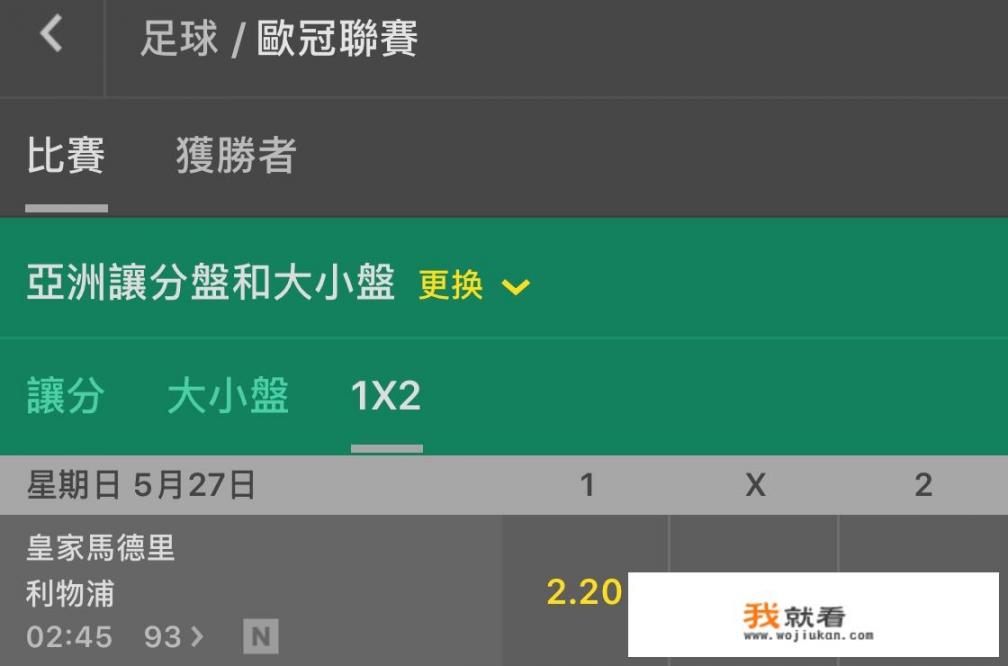 欧冠比分一般为多少
