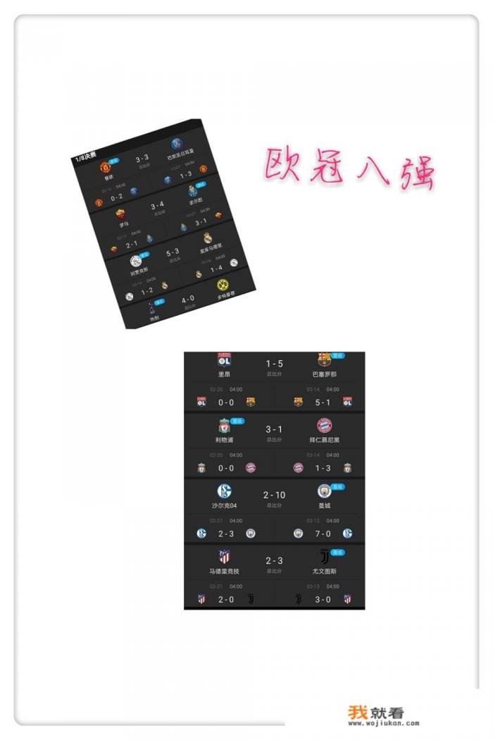 欧冠8强全部产生：英超强势占据半壁江山，西意各一席，法德甲全军覆没，你怎么看？