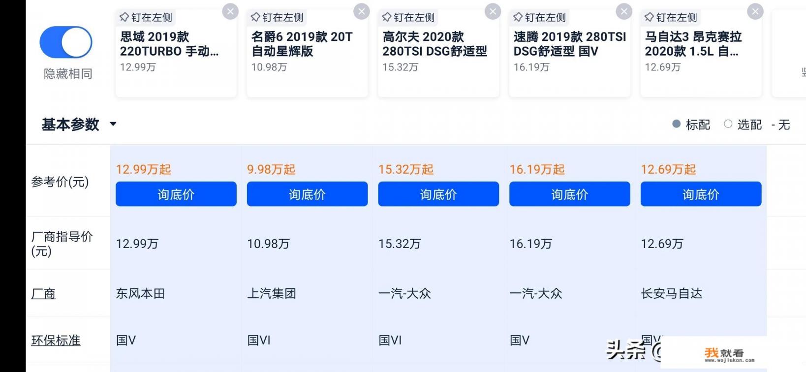 22款和23款马自达3有什么不同？