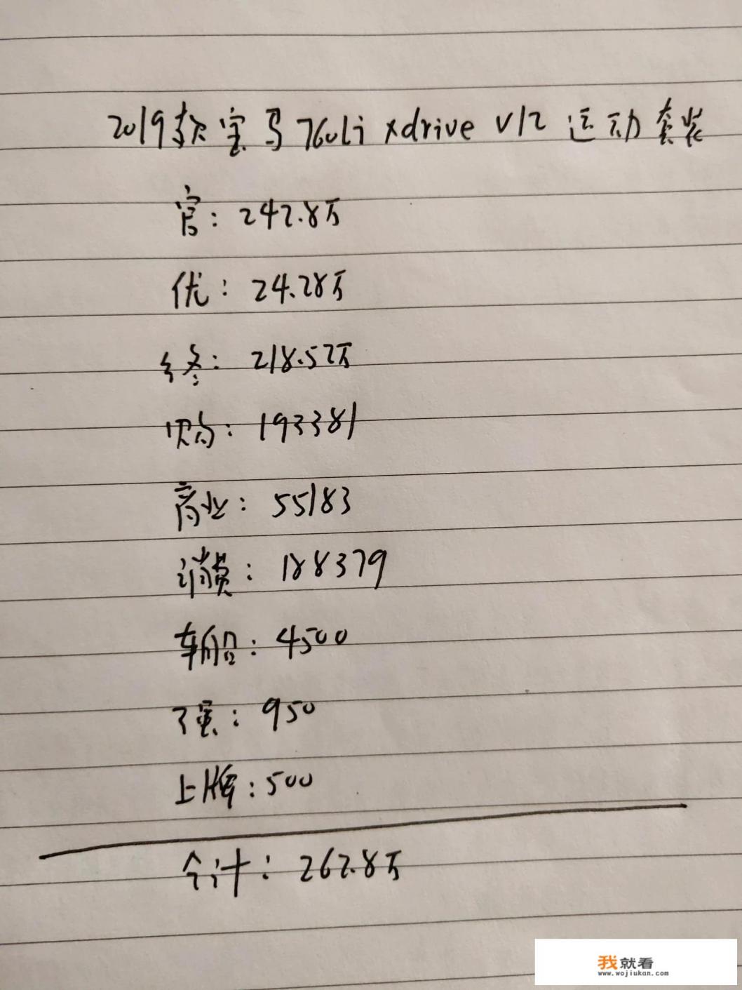 宝马740进口顶配2020款落地价？