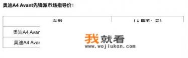 奥迪a4旅行版和a6旅行车区别？