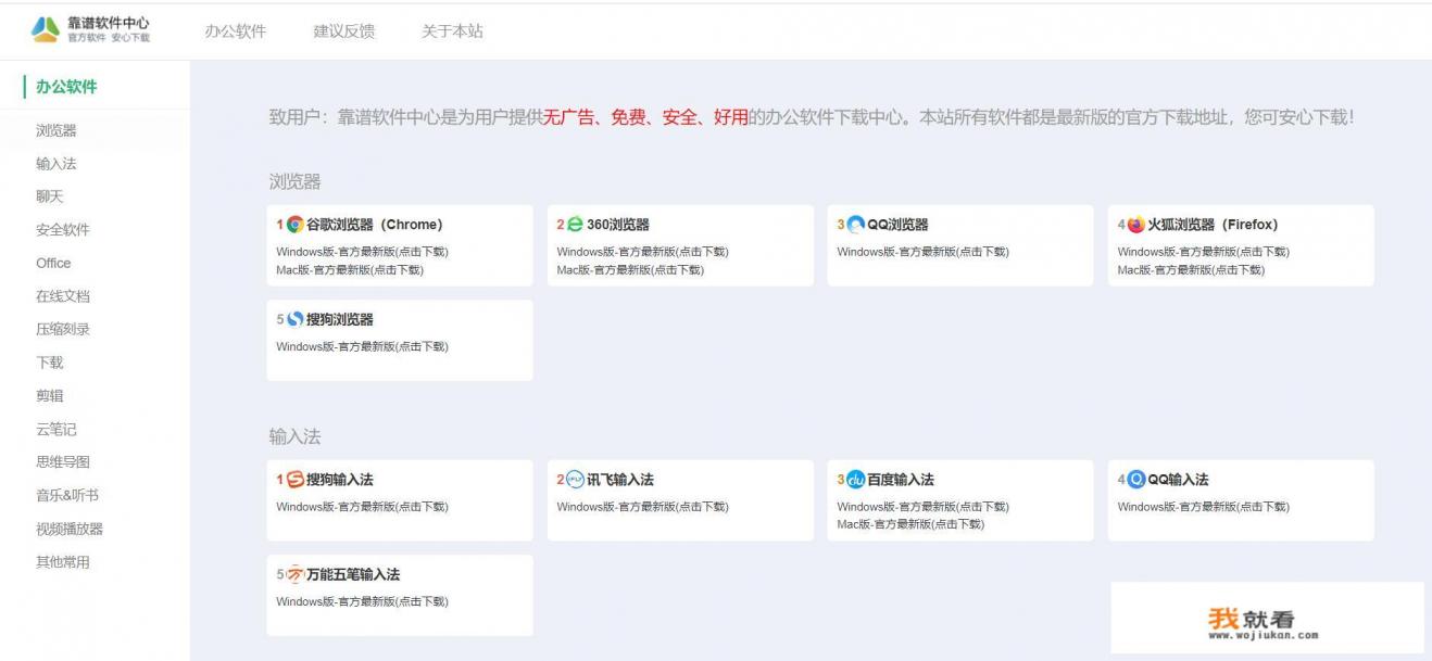 台式电脑常用办公软件？
