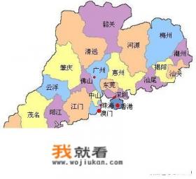 广东地图各市面积？