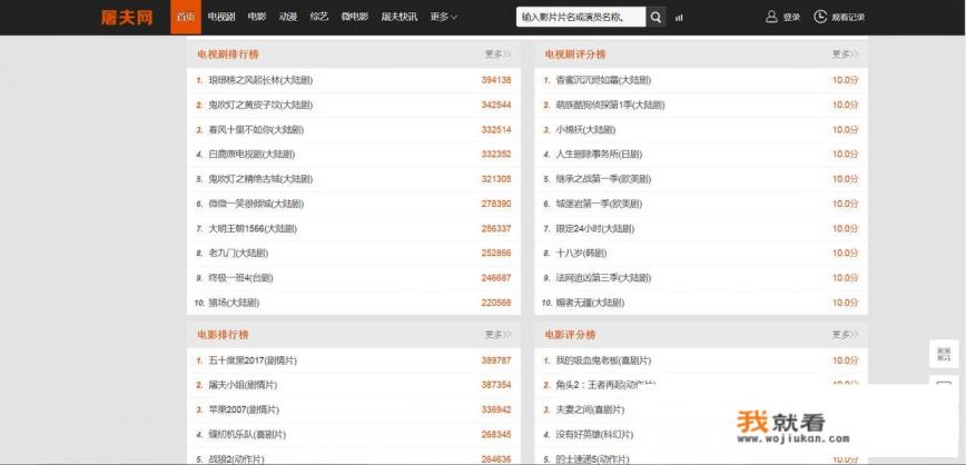 哪个网站看电影可以在线直接看啊？不用下载播放器的？