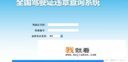 查驾驶证状态查询系统？