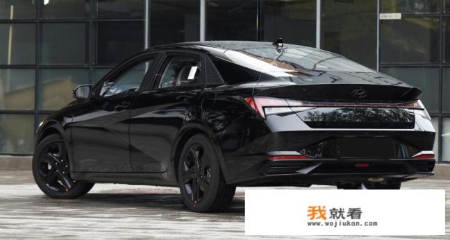 1.4T+7挡双离合，现代伊兰特黑骑士版外观更犀利，是你的菜吗？