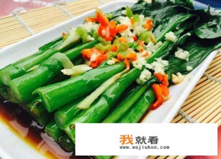 白灼菜心的家常做法？