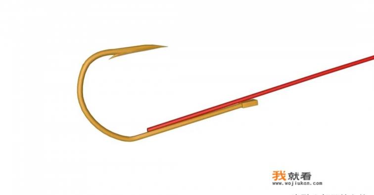 鱼钩正确绑法图解？