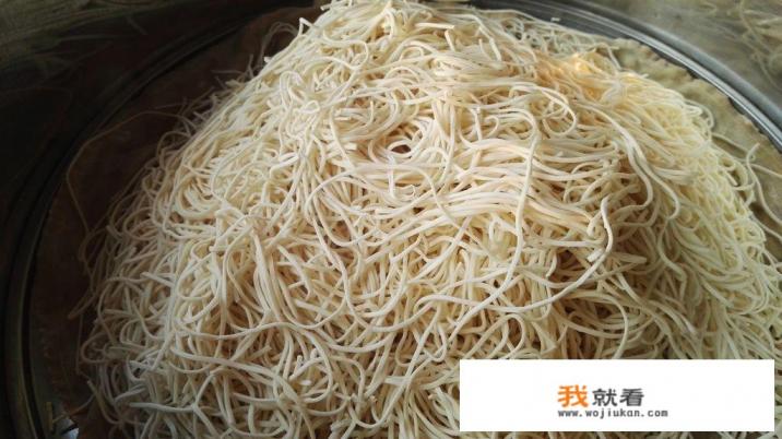 蒸面条的做法是什么，有没有视频教程？
