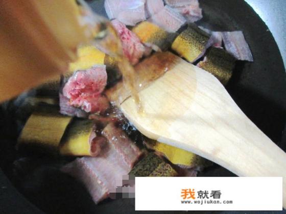 蒜苔炒鳝鱼王刚