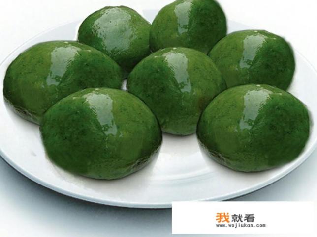 溧阳青团的做法？