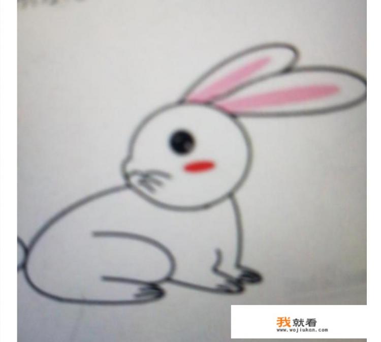 可爱小兔子简笔画怎么画？