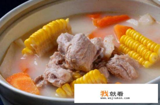 红萝卜炖排骨汤？
