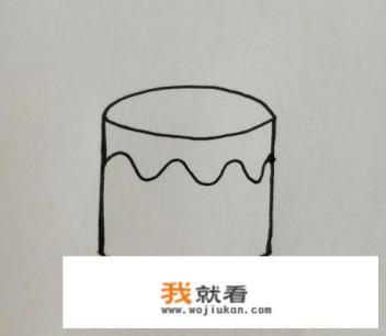 常见蛋糕的几种简笔画法？