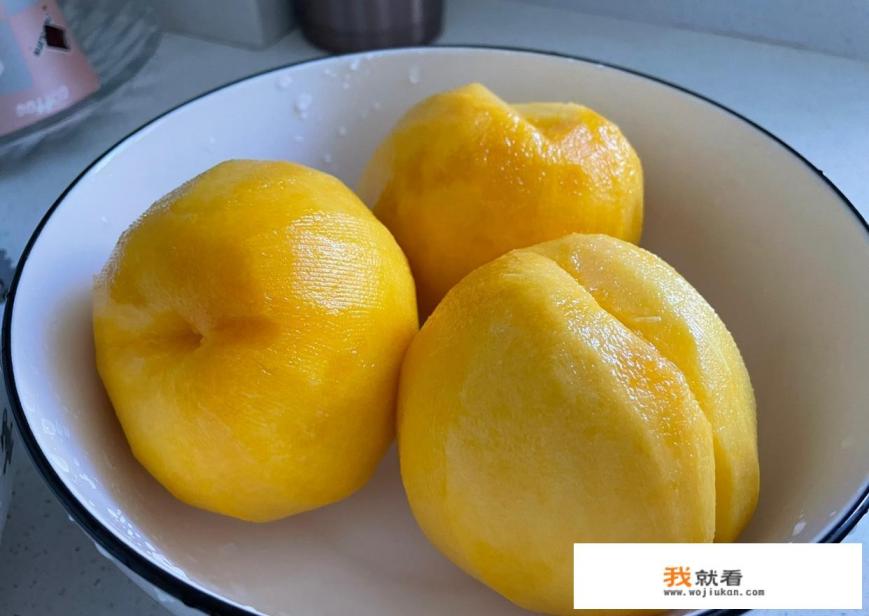 糖水黄桃罐头怎么做的？