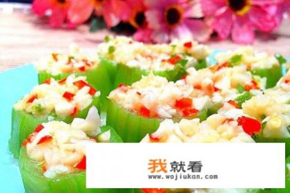 蒜蓉蒸丝瓜的家常做法？