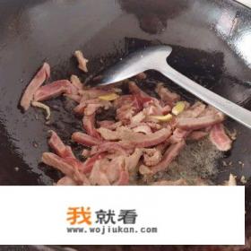 东北菜花炒肉的做法家常菜？