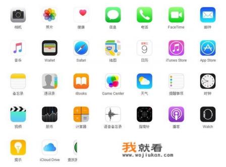 苹果自带软件有哪些？